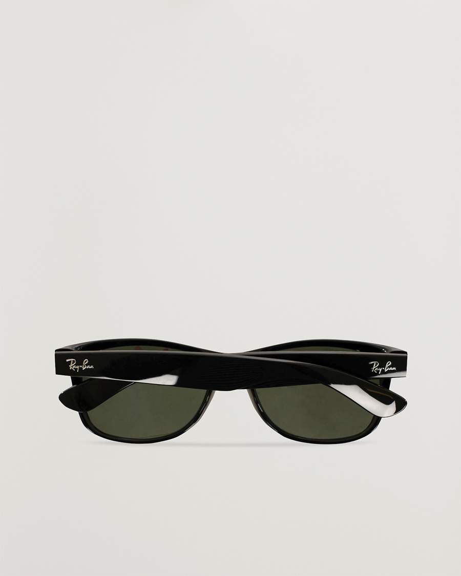 Herren | Sonnenbrillen | Ray-Ban | New Wayfarer Sunglasses Black/Crystal Green