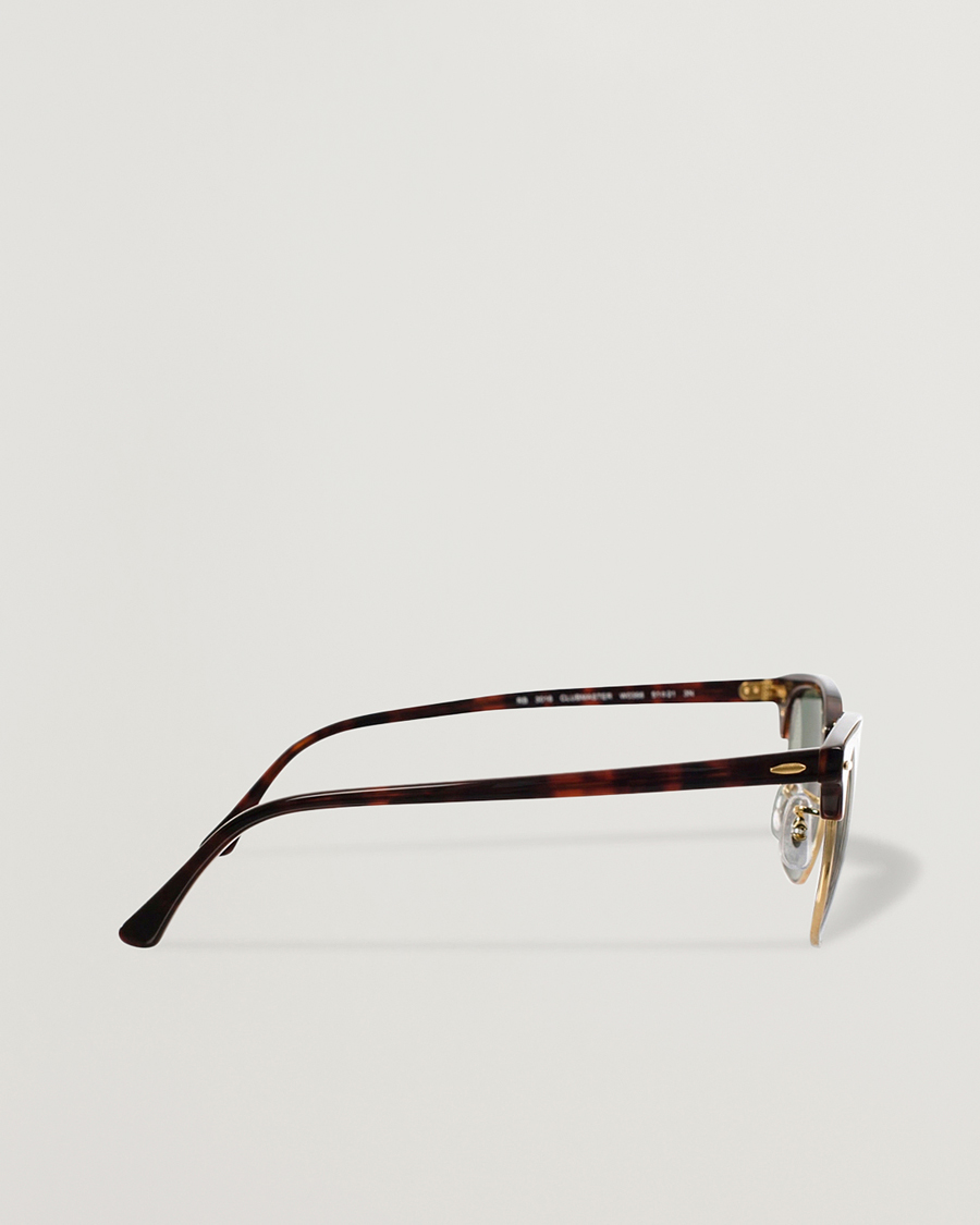 Herren | Sonnenbrillen | Ray-Ban | Clubmaster Sunglasses Mock Tortoise/Crystal Green