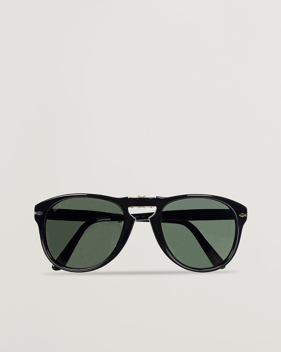 Herren | Sonnenbrillen | Persol | 0PO0714 Folding Sunglasses Black/Crystal Green