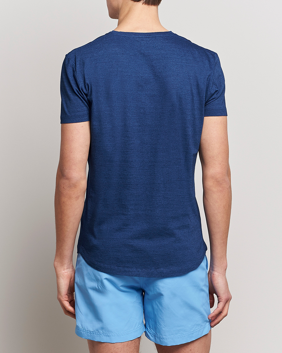 Herren | T-Shirts | Orlebar Brown | OB V-Neck Tee Denim Pigment