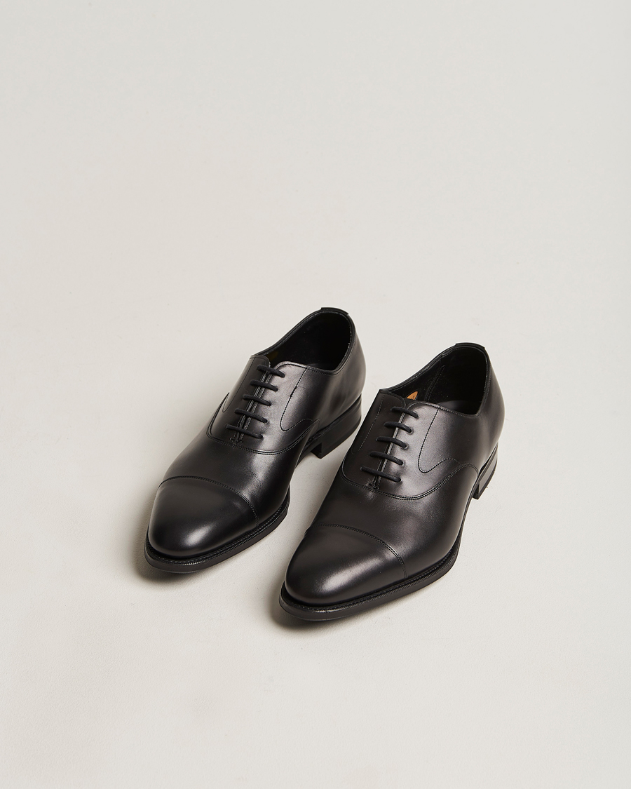 Men | Oxford Shoes | Edward Green | Chelsea Oxford Black Calf