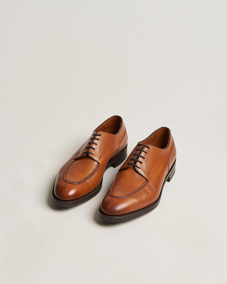 Herren | Schuhe | Edward Green | Dover Split Toe Derby Chestnut