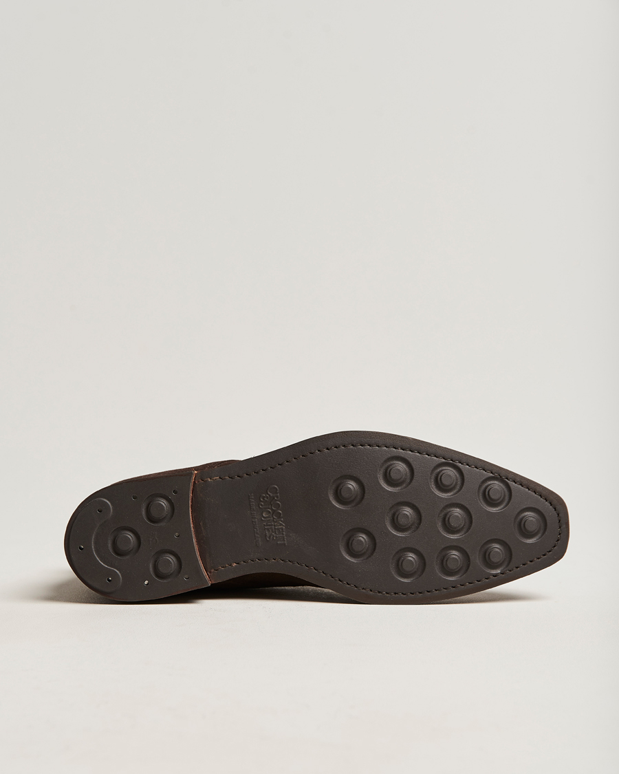 Herren | Boots | Crockett & Jones | Tetbury Chukka Dark Brown Suede