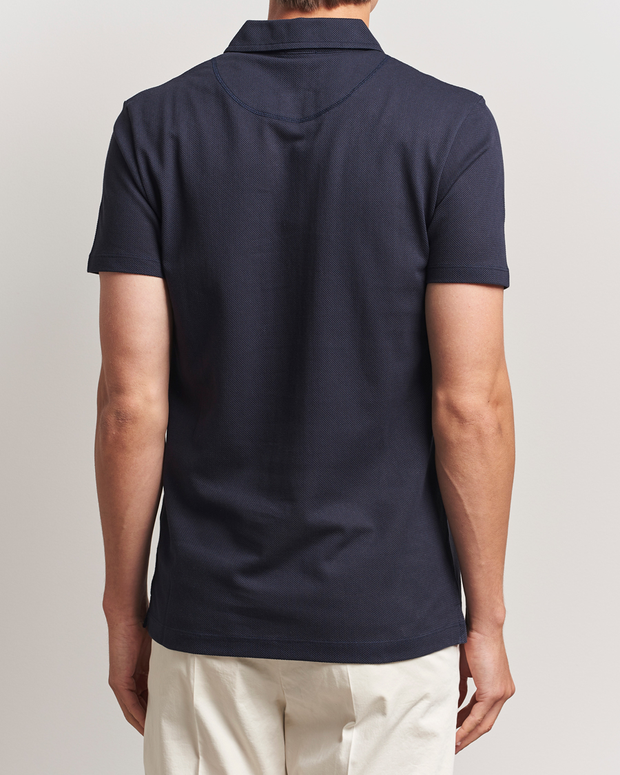 Herren | Poloshirts | Sunspel | Riviera Polo Shirt Navy