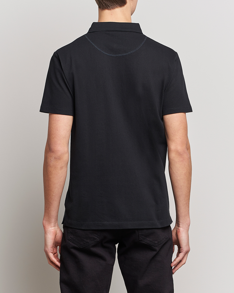 Herren | Poloshirts | Sunspel | Riviera Polo Shirt Black