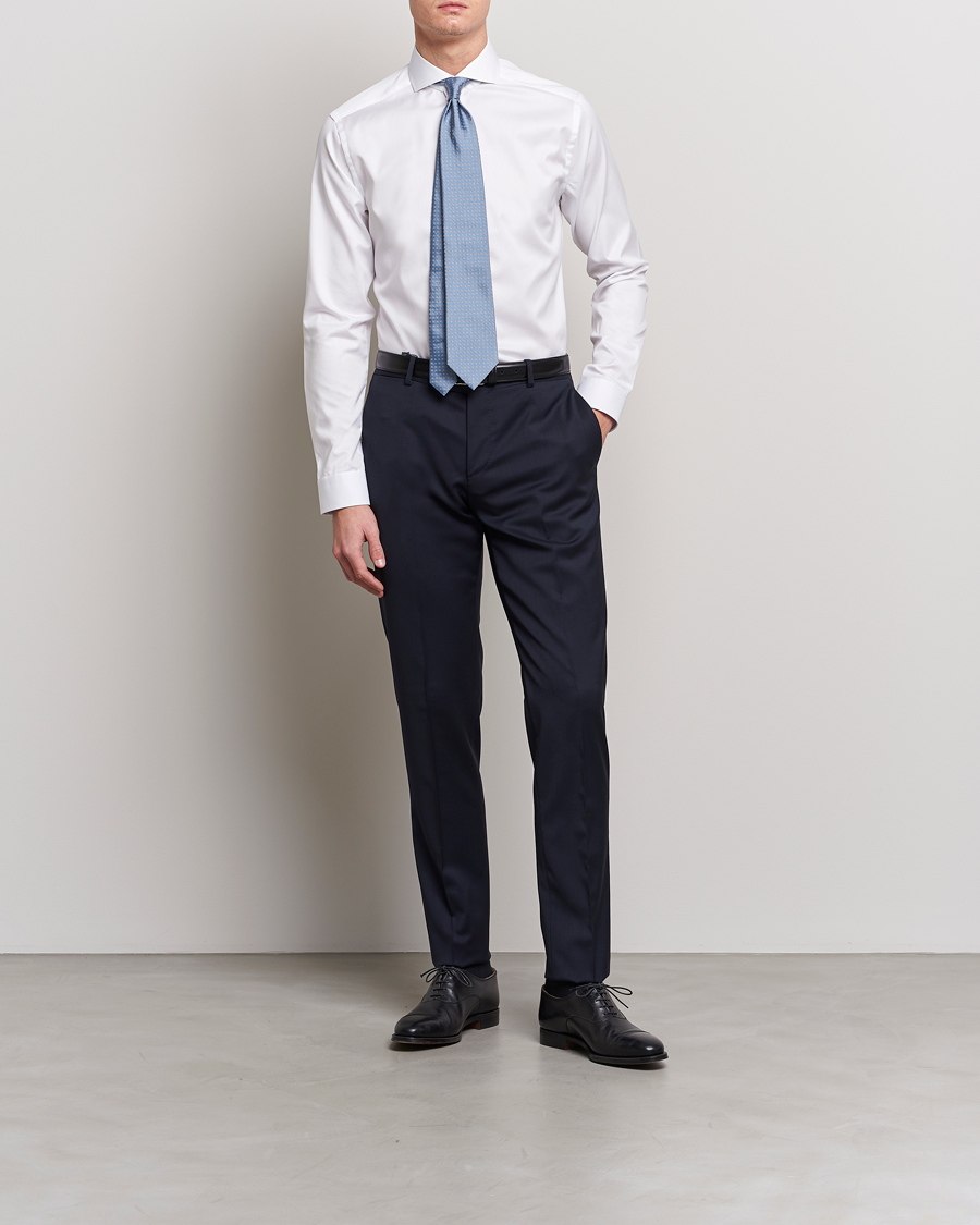 Herren | Eton | Eton | Super Slim Fit Shirt Cutaway White