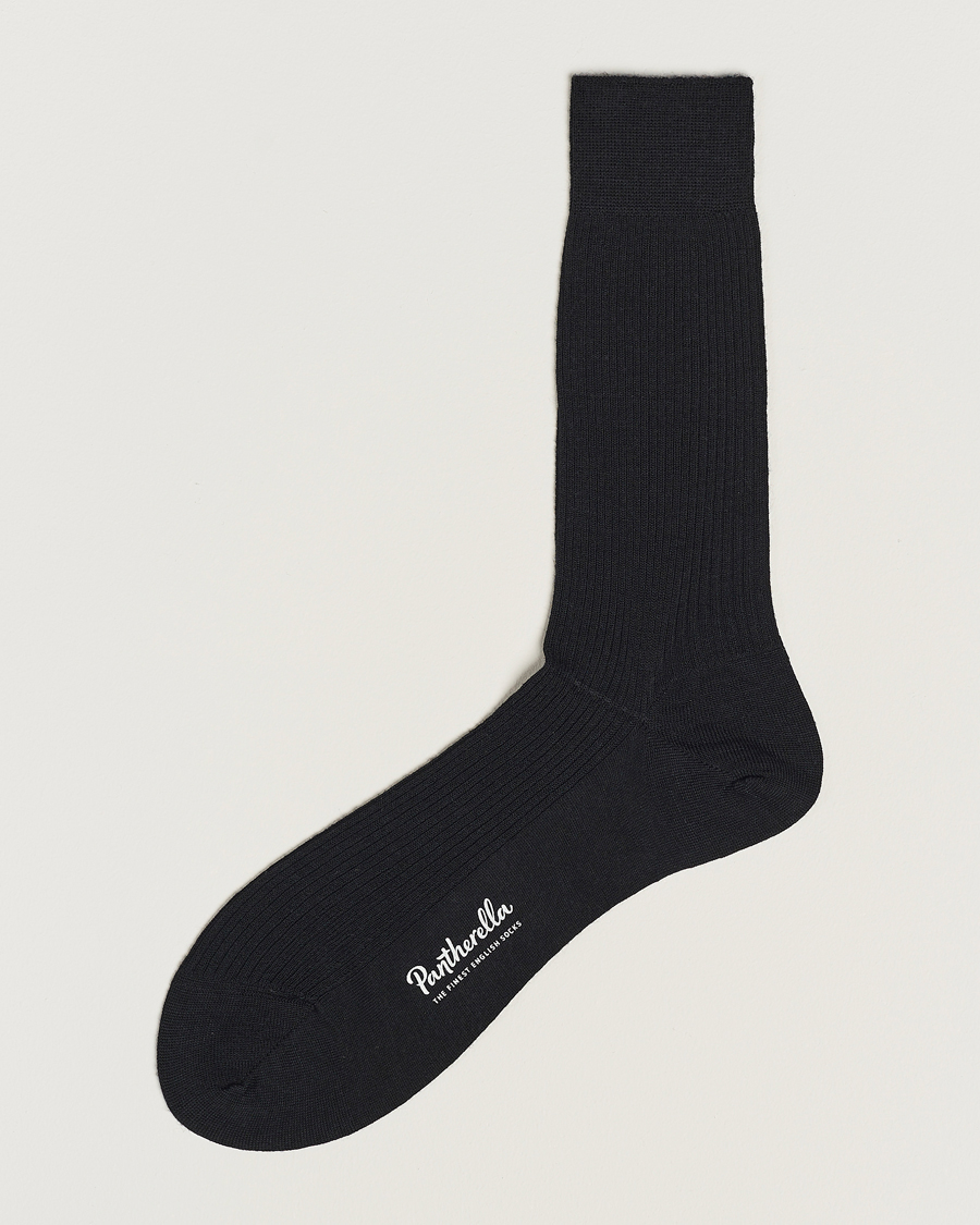 Herren | Unterwäsche | Pantherella | Naish Merino/Nylon Sock Black