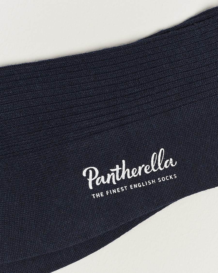 Herren | Stilsegment Formal | Pantherella | Naish Merino/Nylon Sock Navy
