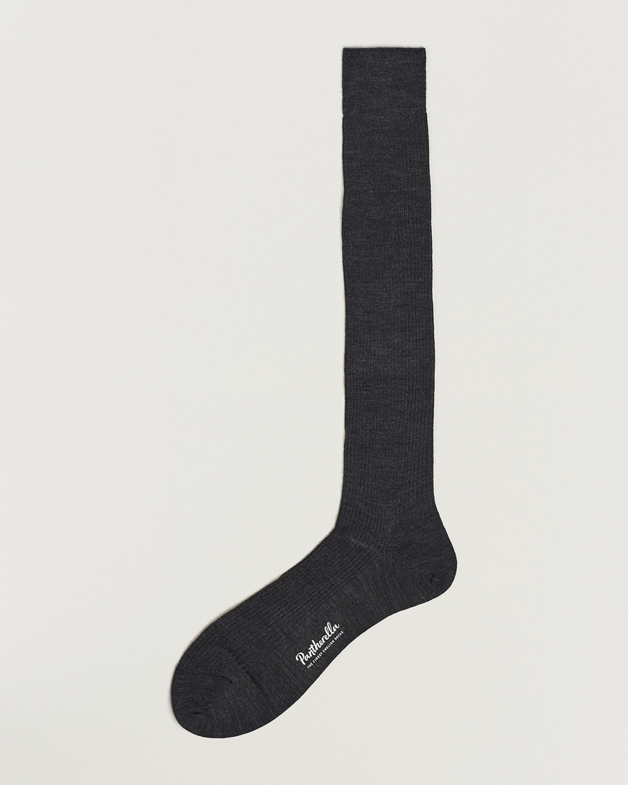 Herren | Unterwäsche | Pantherella | Naish Long Merino/Nylon Sock Charcoal