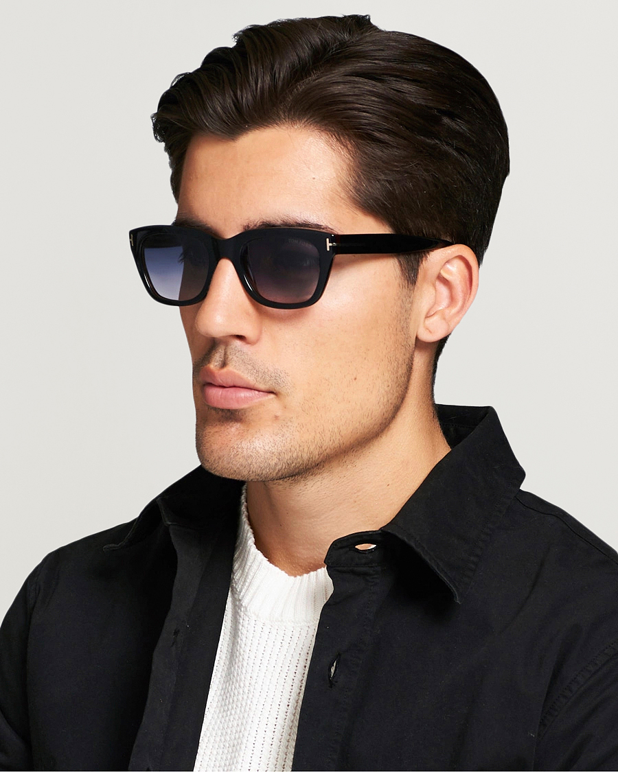Herren | Gebogene Sonnenbrillen | Tom Ford | Snowdon FT0237 Sunglasses Black