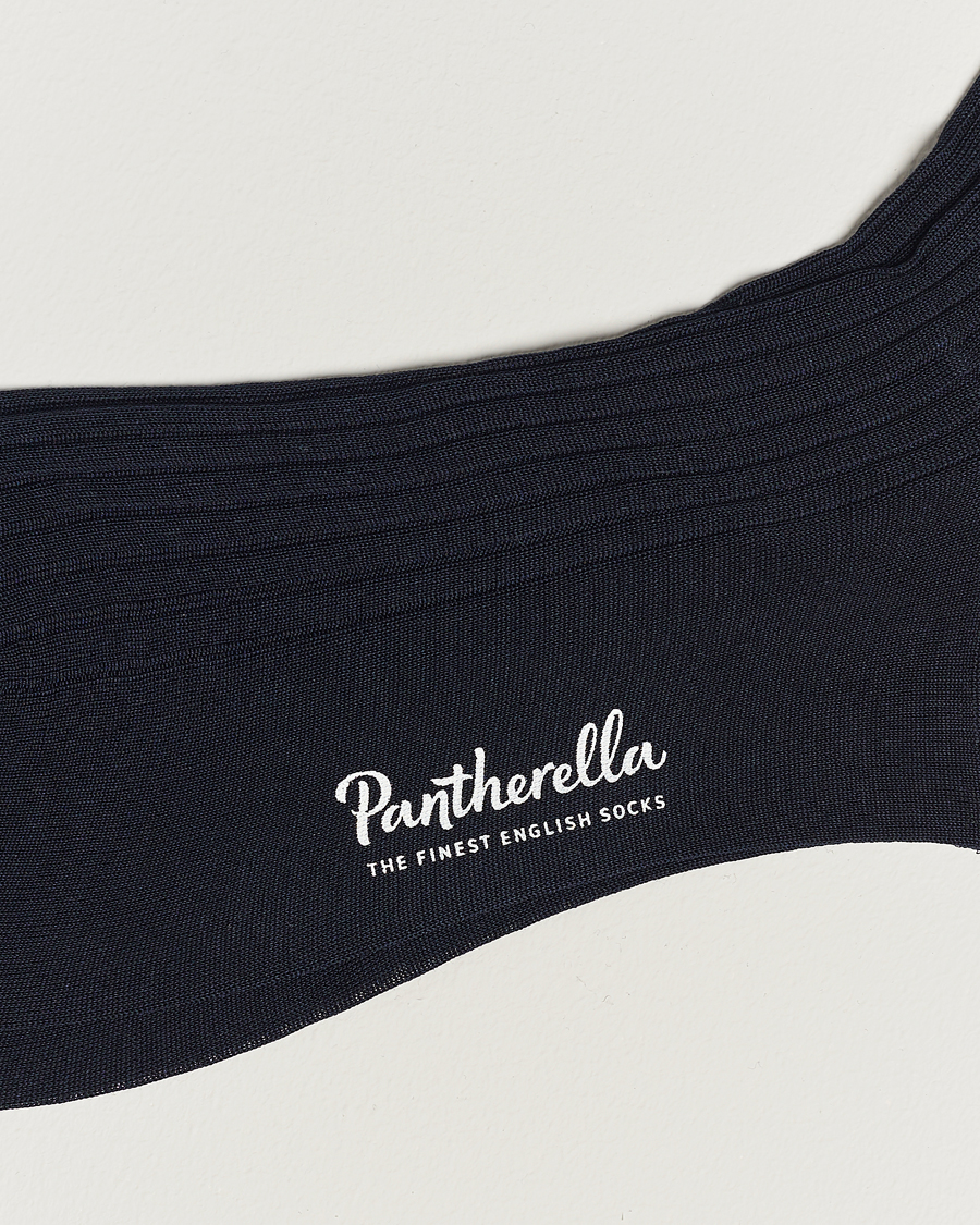 Herren | Pantherella | Pantherella | Vale Cotton Long Socks Navy