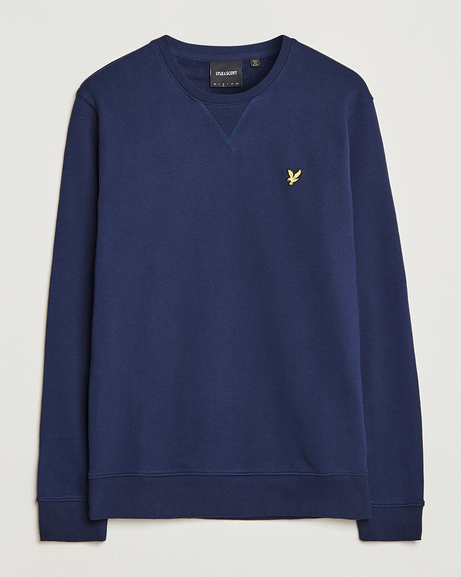Herren | Pullover | Lyle & Scott | Organic Cotton Crew Neck Navy