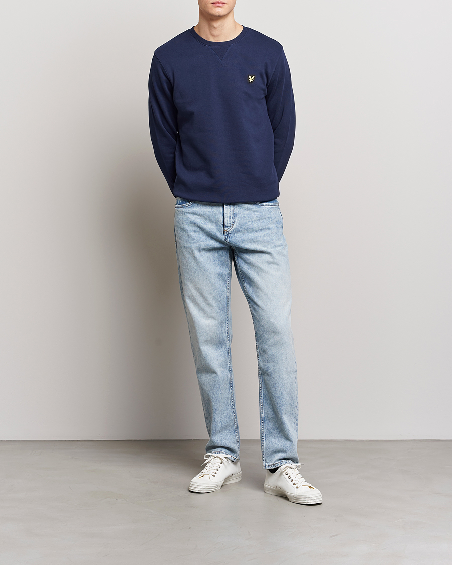 Herren | Pullover | Lyle & Scott | Organic Cotton Crew Neck Navy