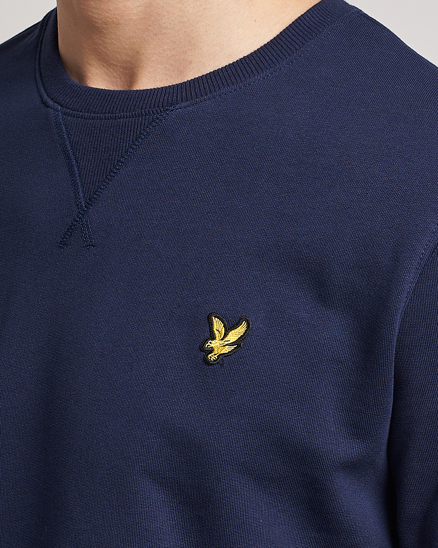Herren | Pullover | Lyle & Scott | Organic Cotton Crew Neck Navy
