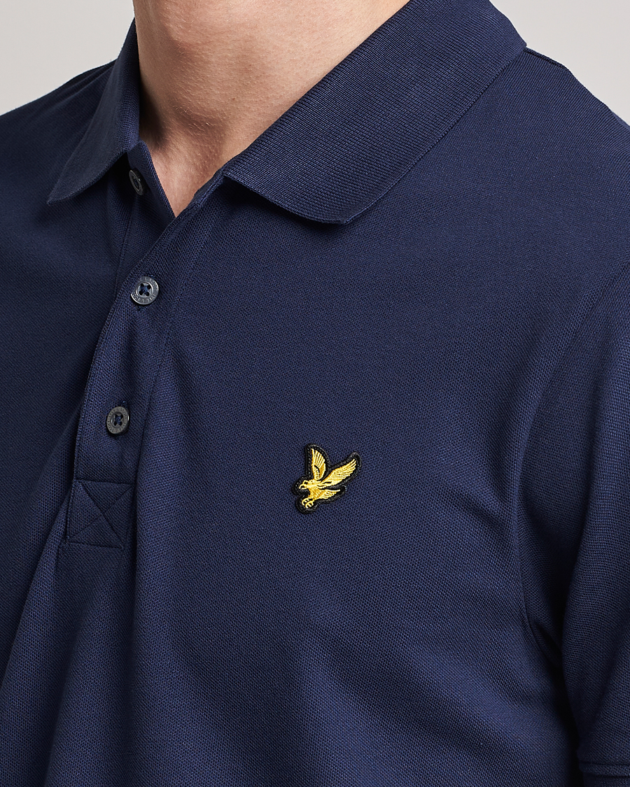 Herren | Poloshirts | Lyle & Scott | Plain Pique Polo Dark Navy