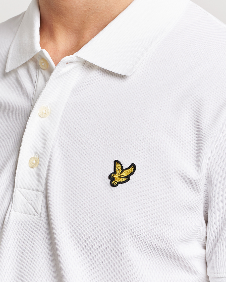 Herren | Poloshirts | Lyle & Scott | Plain Pique Polo Shirt White