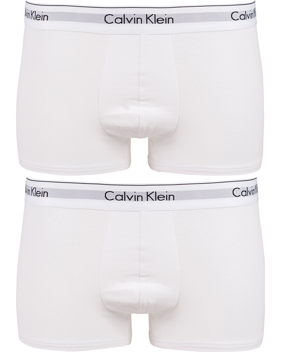 Herren | Unterwäsche | Calvin Klein | Modern Cotton Stretch Trunk 2-Pack White
