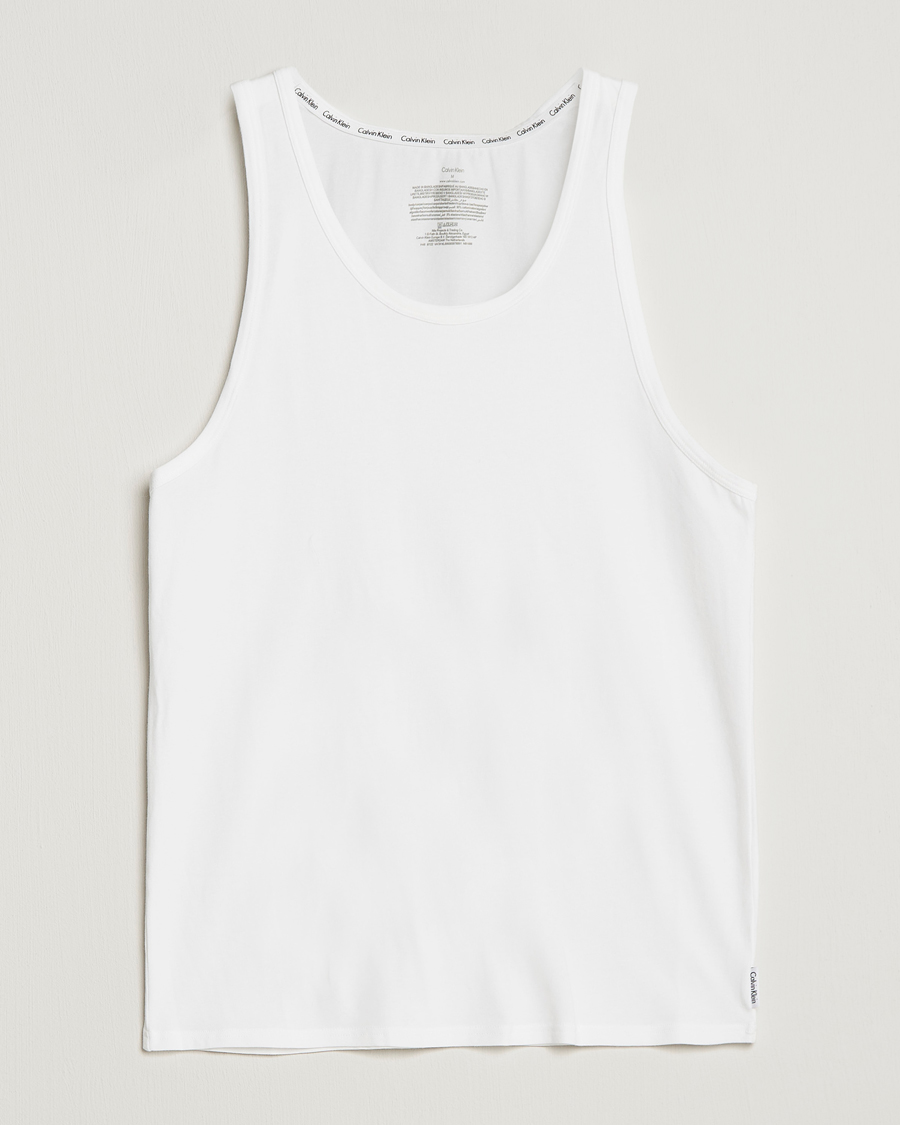 Herren | T-Shirts | Calvin Klein | Cotton Tank Top 2-Pack White