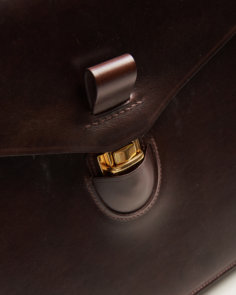 Herren | Taschen | Tärnsjö Garveri | TG1873 Briefcase Dark Brown