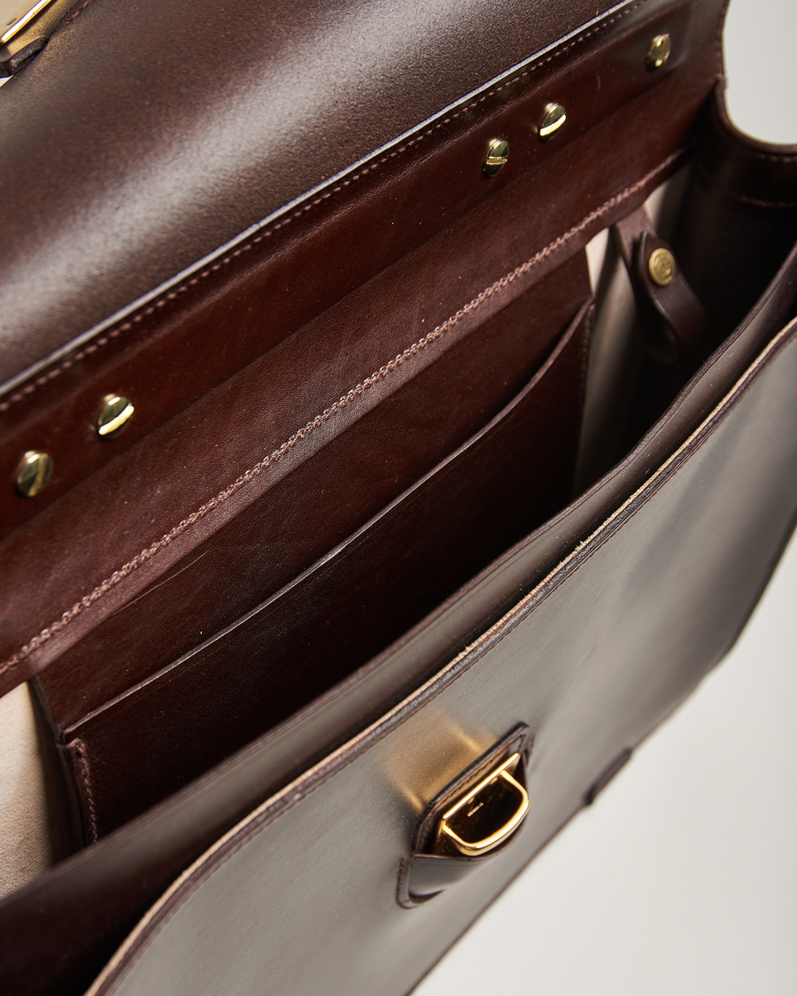 Herren | Taschen | Tärnsjö Garveri | TG1873 Briefcase Dark Brown