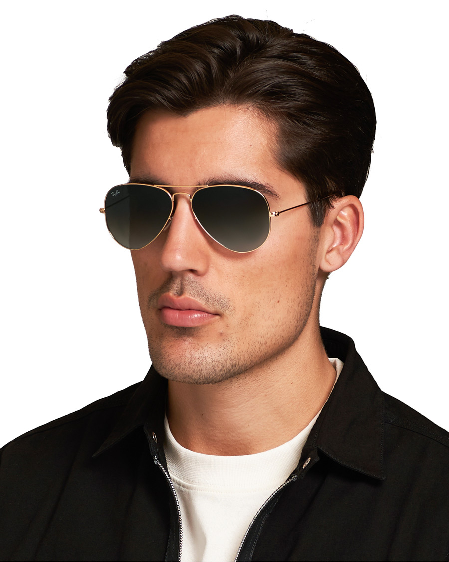 Herren | Ray-Ban 0RB3025 Aviator Sunglasses Gold/Grey | Ray-Ban | 0RB3025 Aviator Sunglasses Gold/Grey