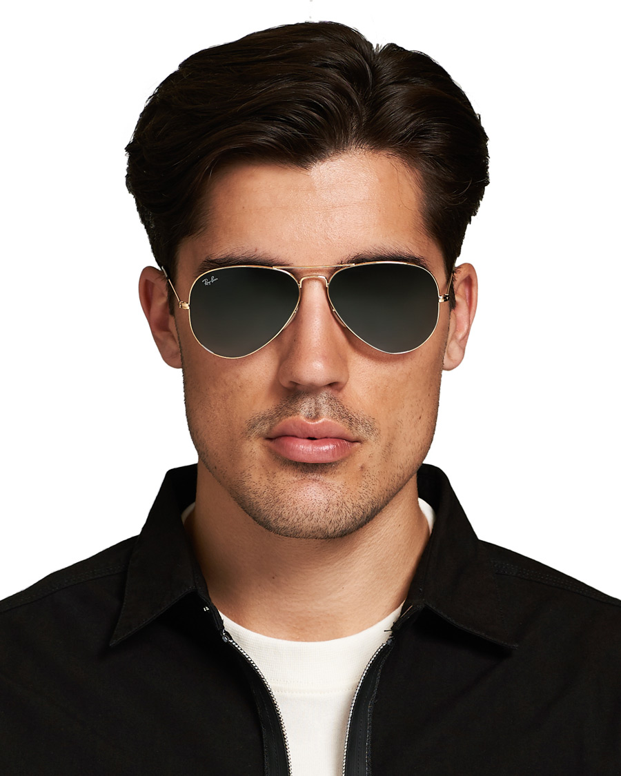 Herren | Ray-Ban 0RB3025 Aviator Sunglasses Gold/Grey | Ray-Ban | 0RB3025 Aviator Sunglasses Gold/Grey