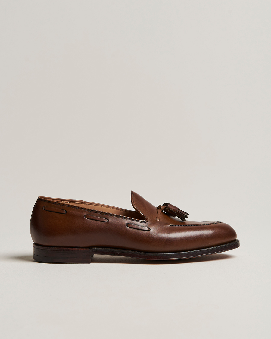 Herren | Loafer | Crockett & Jones | Cavendish Tassel Loafer Dark Brown Calf