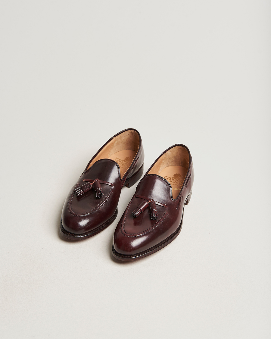 Herren | Crockett & Jones Cavendish Tassel Loafer Burgundy Cordovan | Crockett & Jones | Cavendish Tassel Loafer Burgundy Cordovan