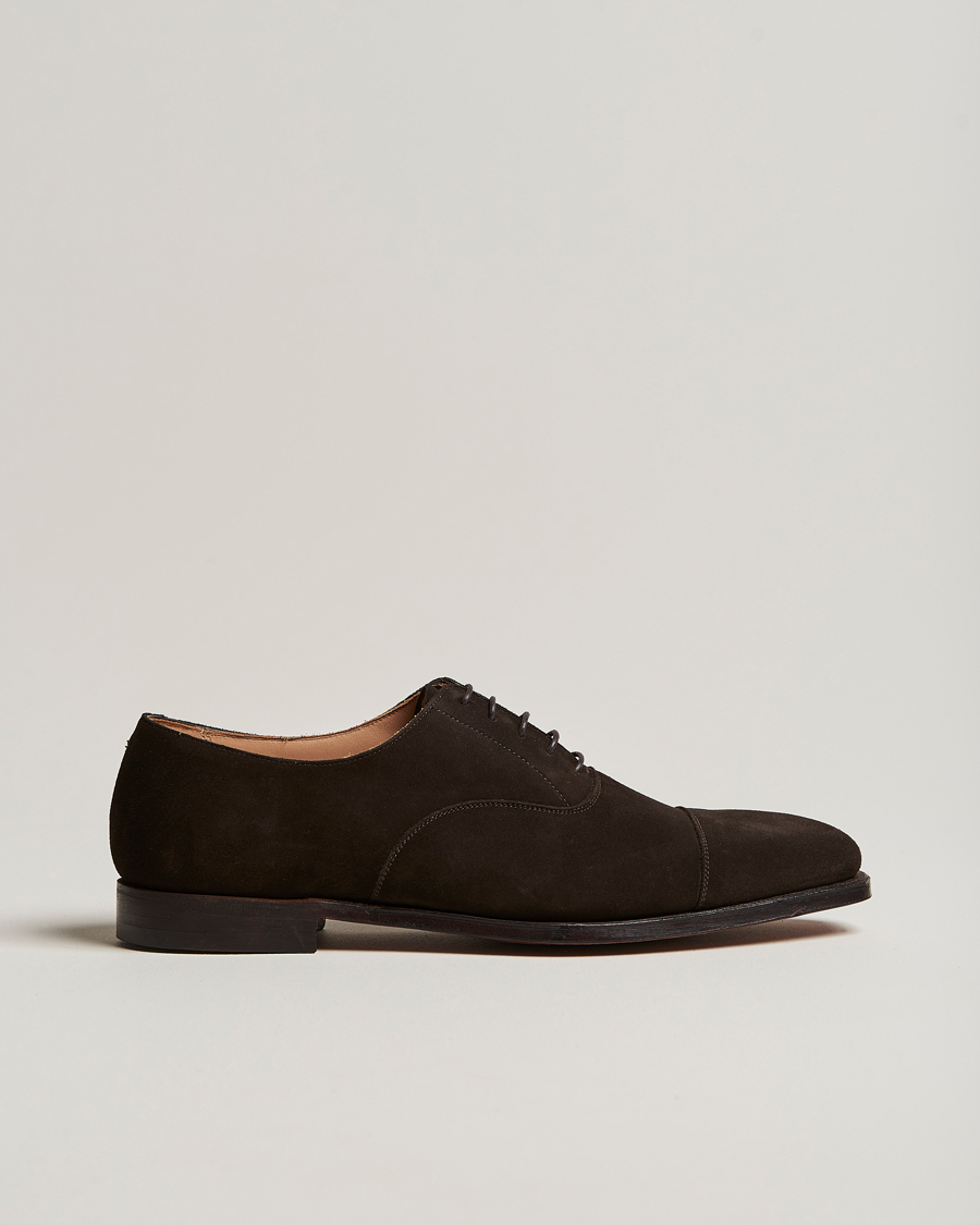 Herren | Crockett & Jones Hallam Oxford Espresso Suede | Crockett & Jones | Hallam Oxford Espresso Suede