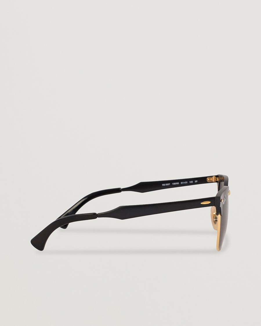 Herren | Sonnenbrillen | Ray-Ban | 0RB3507 Clubmaster Sunglasses Black Arista/Polar Green