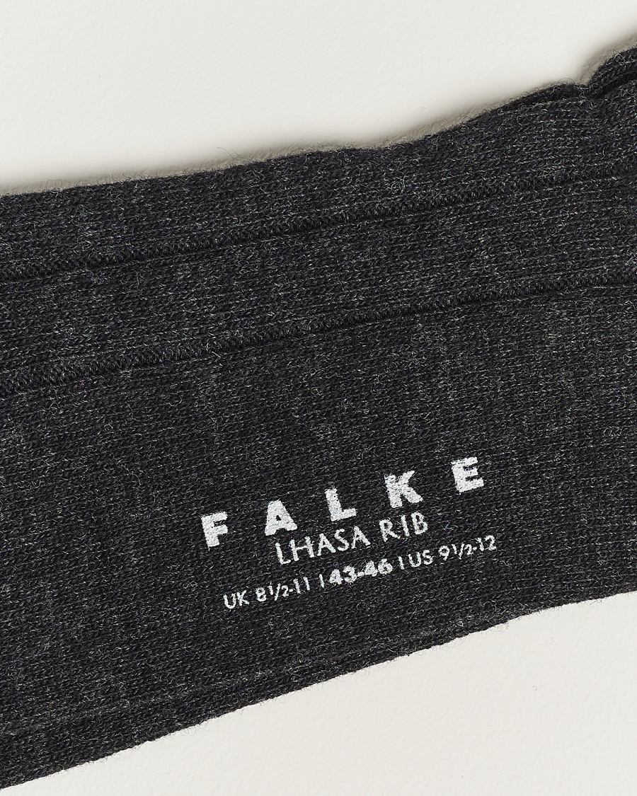 Herren | Normale Socken | Falke | Lhasa Cashmere Socks Antracite Grey