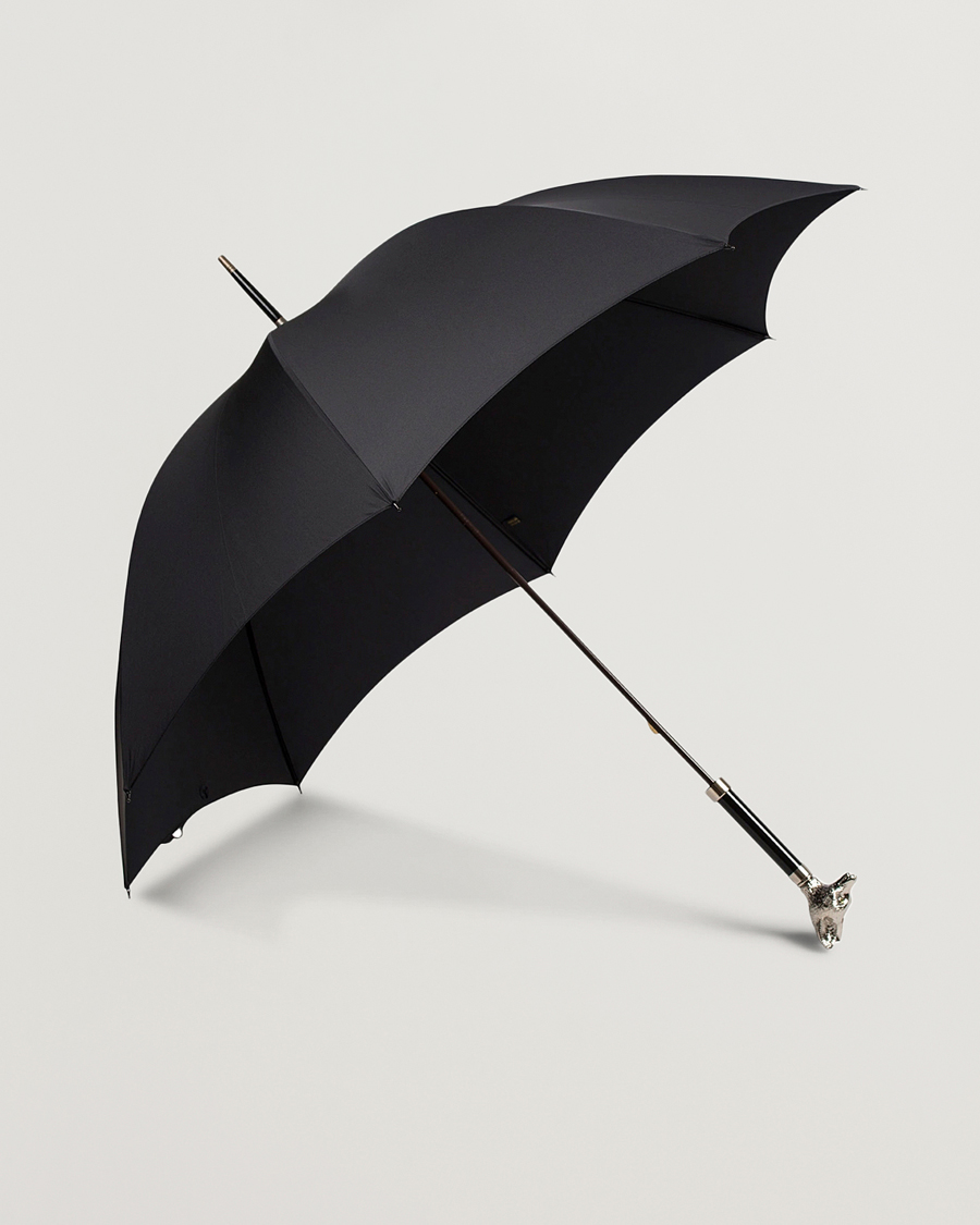 Herren | Fox Umbrellas Silver Fox Umbrella Black | Fox Umbrellas | Silver Fox Umbrella Black