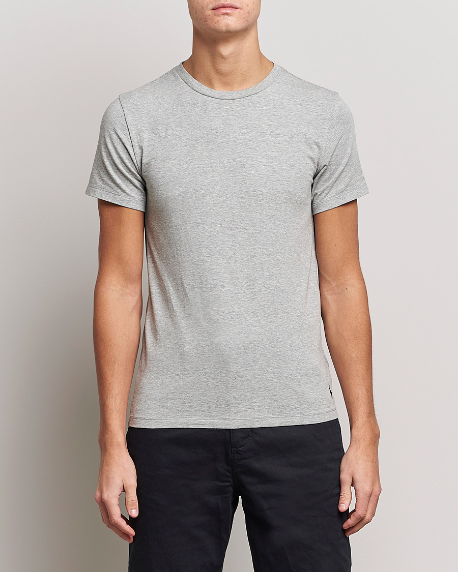 Herren | T-Shirts | Polo Ralph Lauren | 2-Pack Cotton Stretch Andover Heather Grey