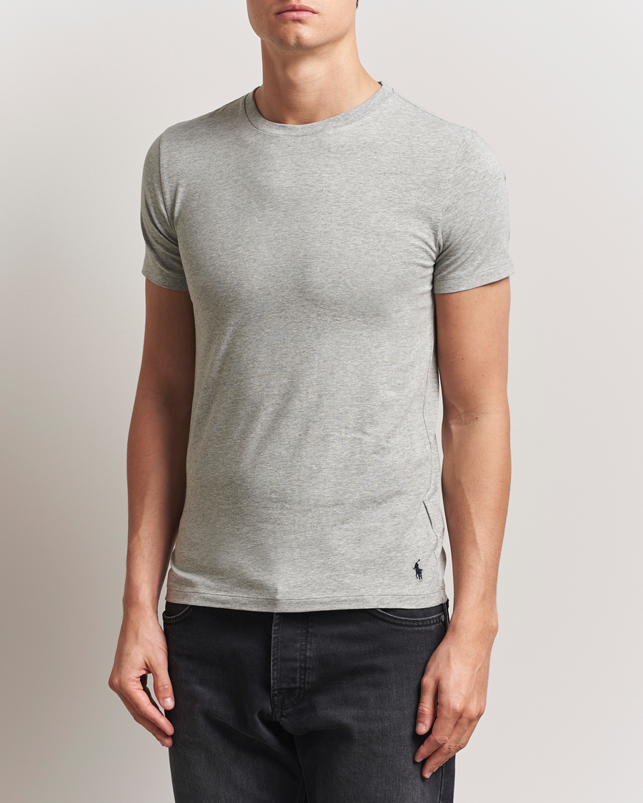 Herren | T-Shirts | Polo Ralph Lauren | 2-Pack Cotton Stretch T-Shirt Andover Heather