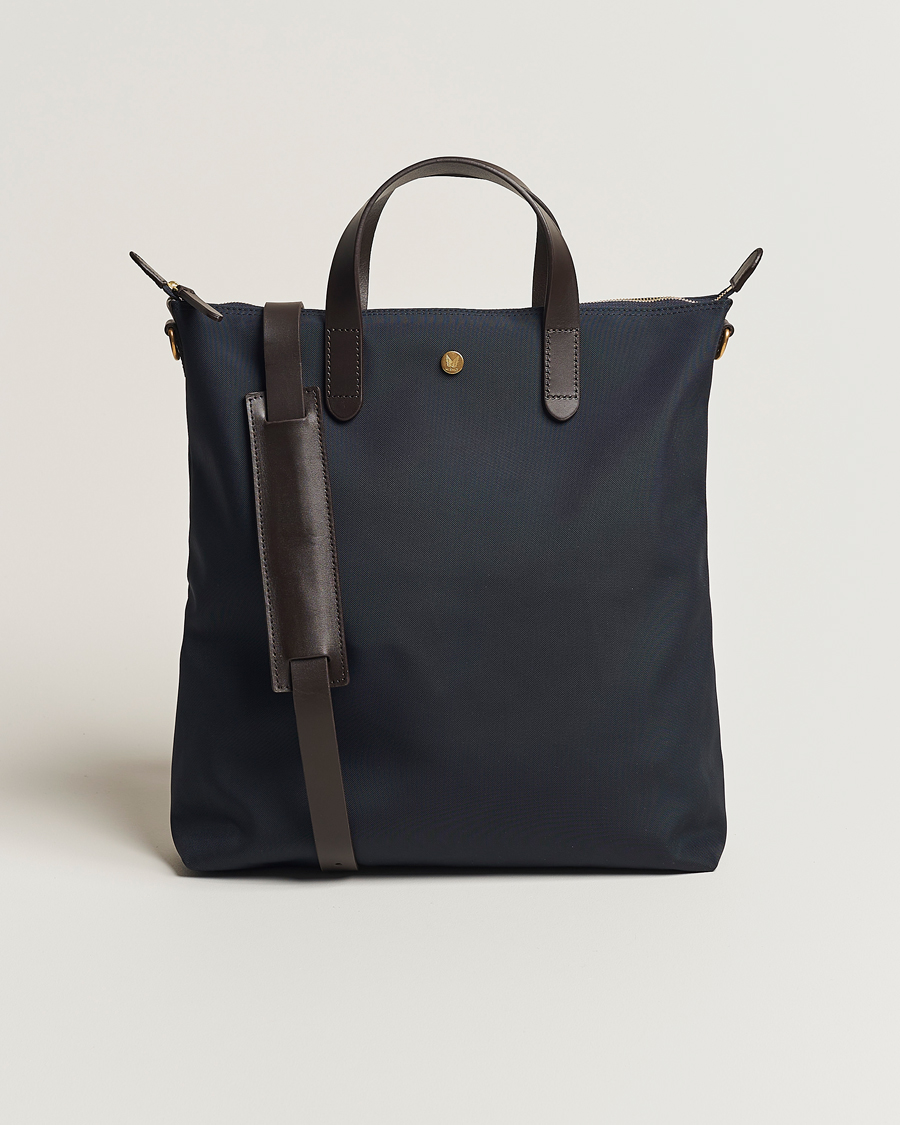 Herren | Taschen | Mismo | M/S Canvas Shopper Navy/Dark Brown