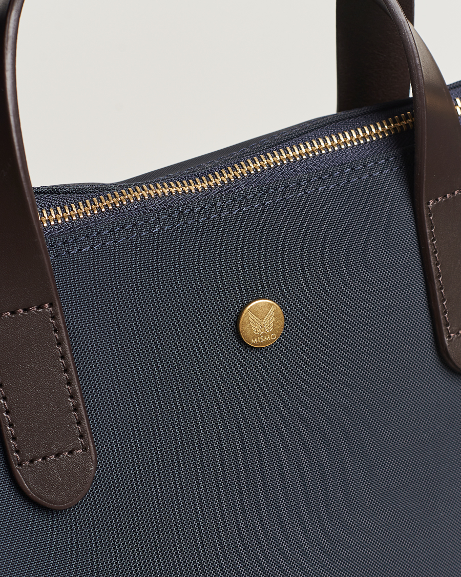 Herren | Taschen | Mismo | M/S Canvas Shopper Navy/Dark Brown