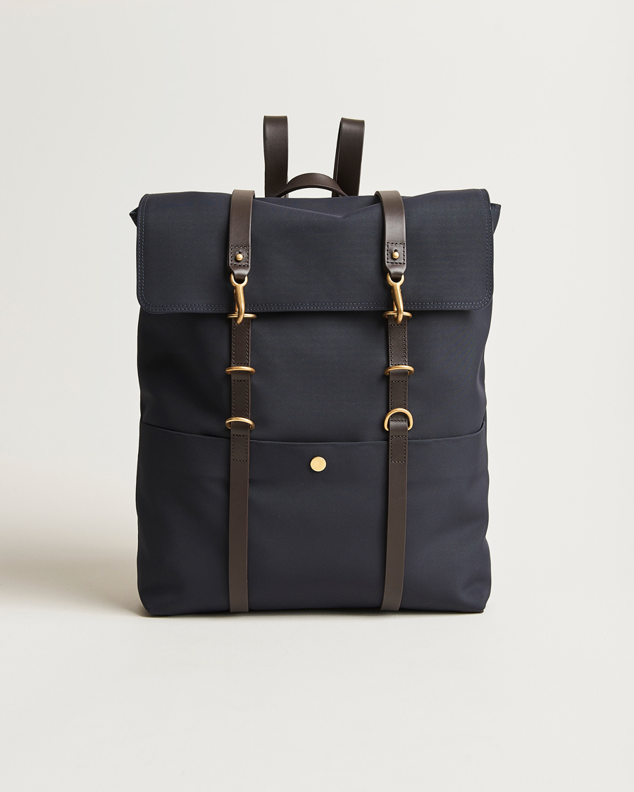 Herren | Taschen | Mismo | MismoM/S Nylon BackpackNavy/Dark Brown