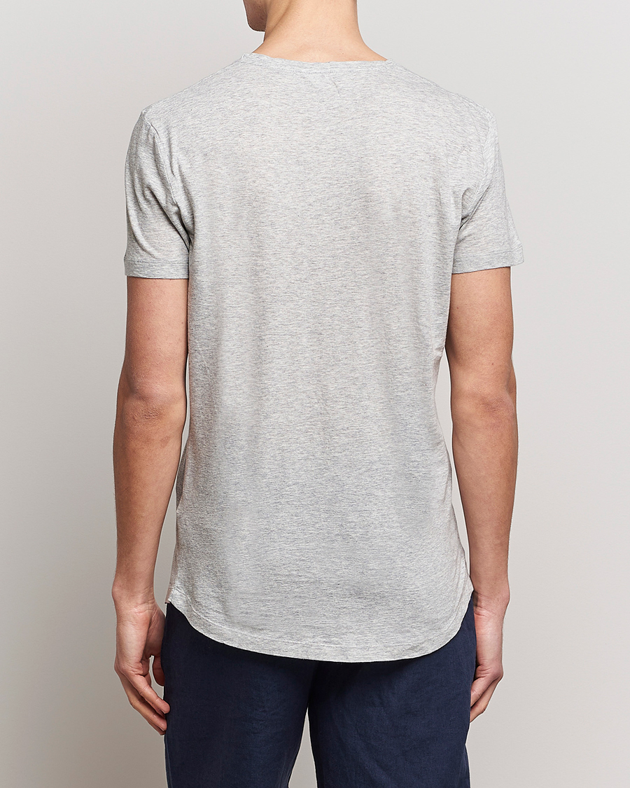 Herren | T-Shirts | Orlebar Brown | OB Crew Neck Tee Mid Grey Melange