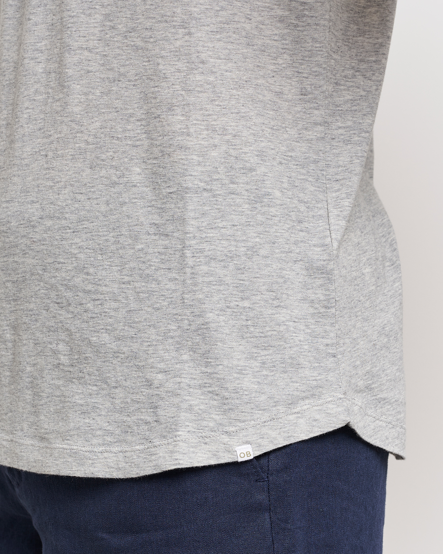 Herren | T-Shirts | Orlebar Brown | OB Crew Neck Tee Mid Grey Melange