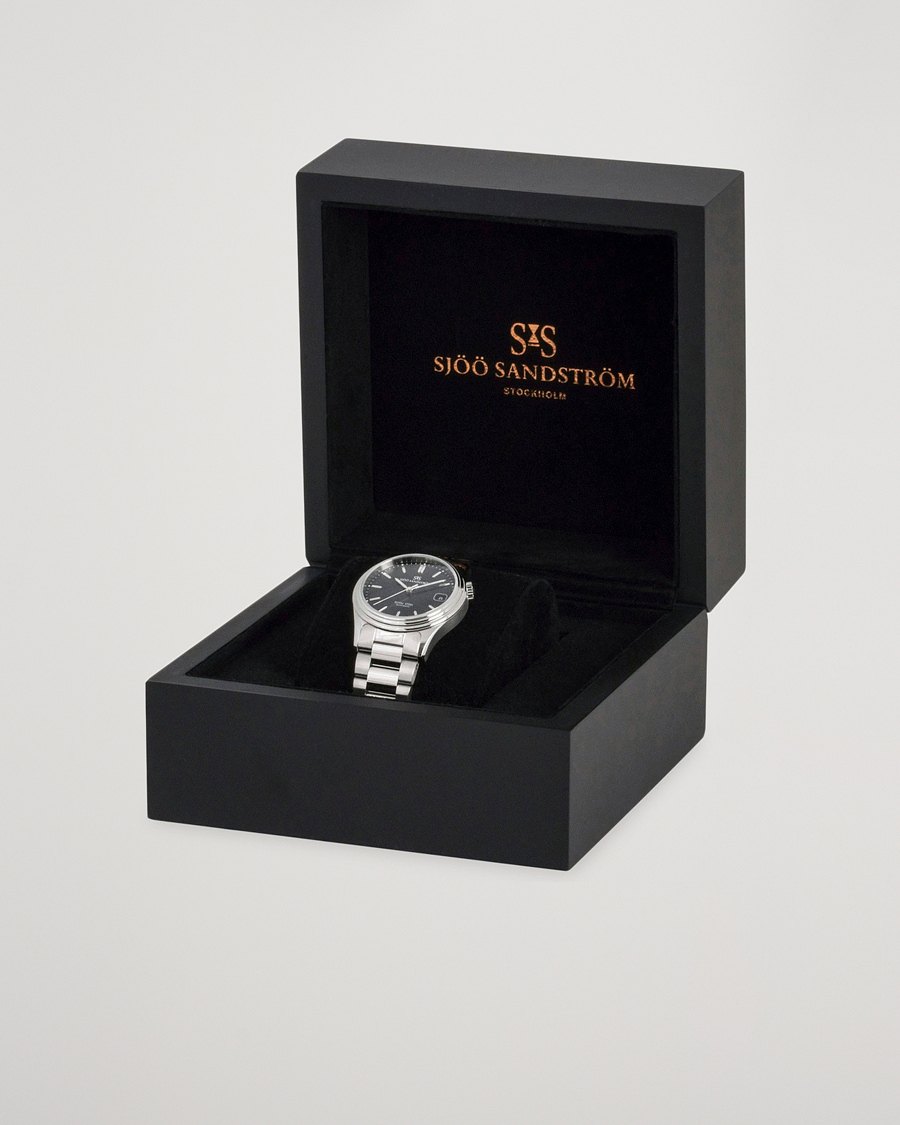 Herren | Sjöö Sandström Royal Steel Classic 36mm Black with Steel | Sjöö Sandström | Royal Steel Classic 36mm Black with Steel