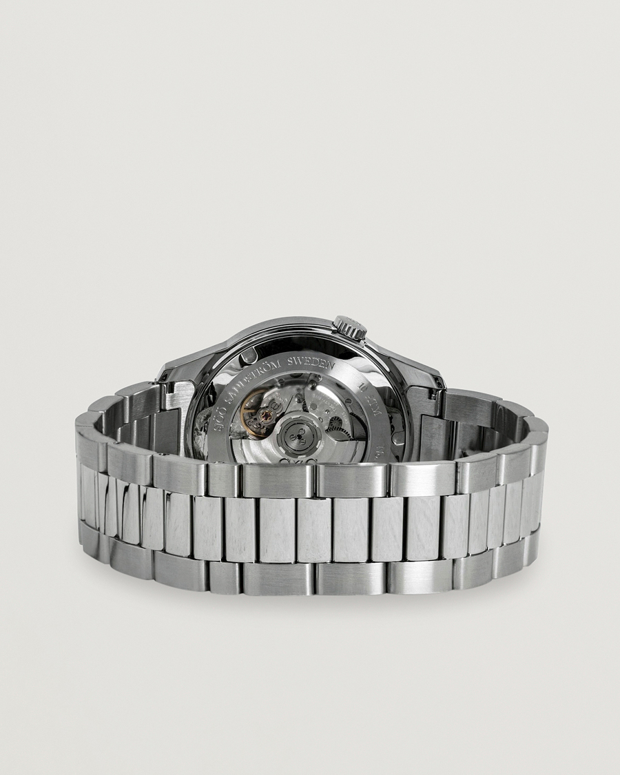 Herren | Sjöö Sandström Royal Steel Classic 41mm Black and Steel | Sjöö Sandström | Royal Steel Classic 41mm Black and Steel