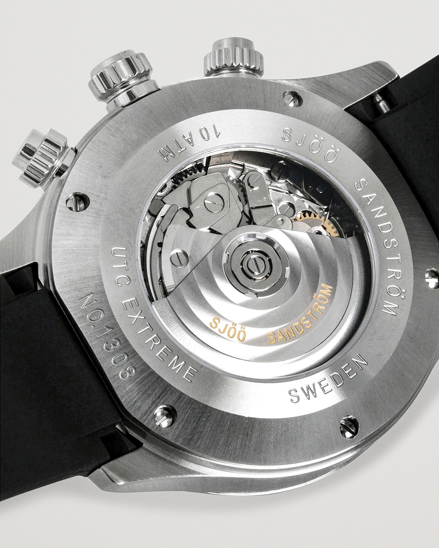 Herren | Sjöö Sandström UTC Extreme 44,2mm Silver and Black Rubber | Sjöö Sandström | UTC Extreme 44,2mm Silver and Black Rubber