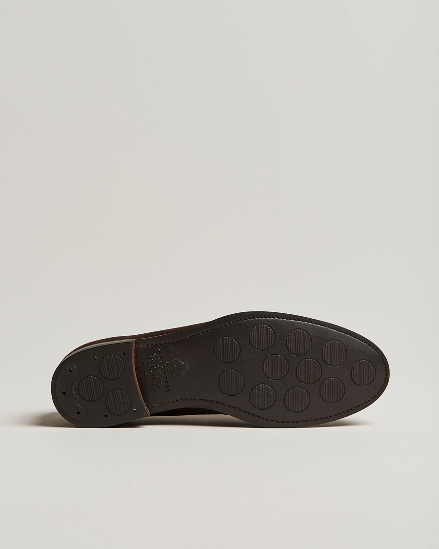 Herren | Loafer | Crockett & Jones | Harvard City Sole Dark Brown Suede