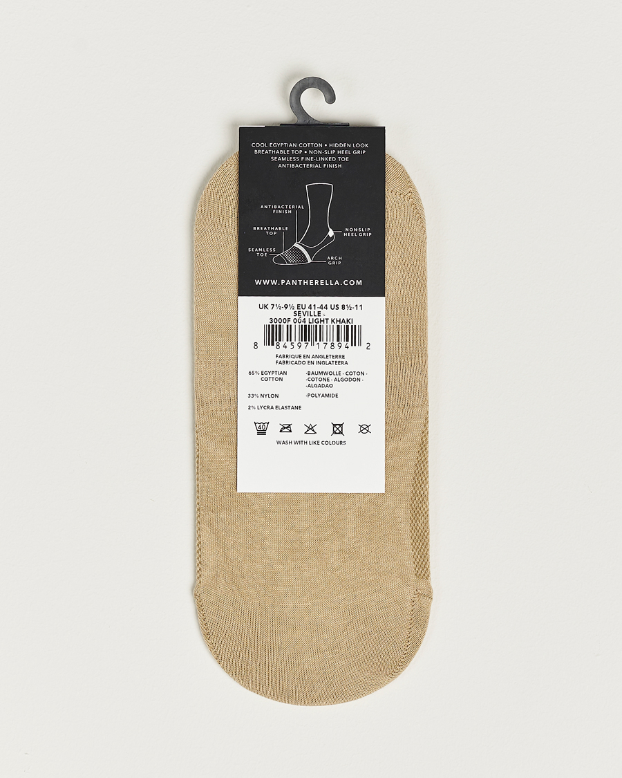 Herren | Kategorie | Pantherella | Footlet Cotton/Nylon Sock Khaki
