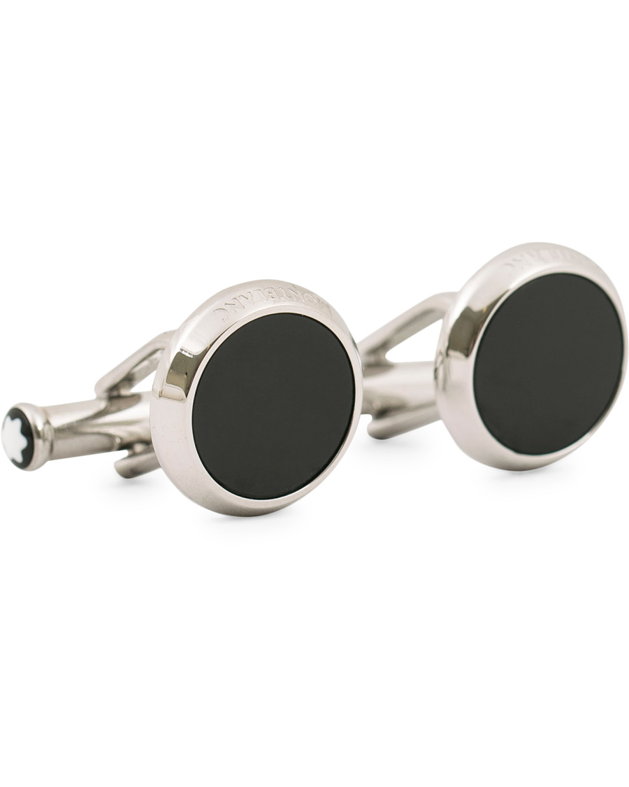 Herren | Montblanc Meisterstück Steel Cufflinks Black Onyx | Montblanc | Meisterstück Steel Cufflinks Black Onyx
