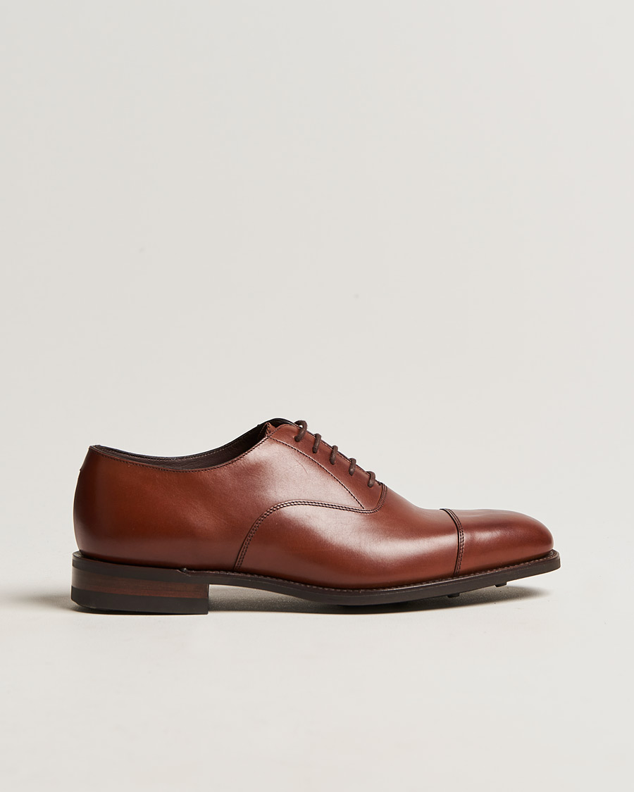 Herren | Loake 1880 Aldwych Single Dainite Oxford Brown Calf | Loake 1880 | Aldwych Single Dainite Oxford Brown Calf