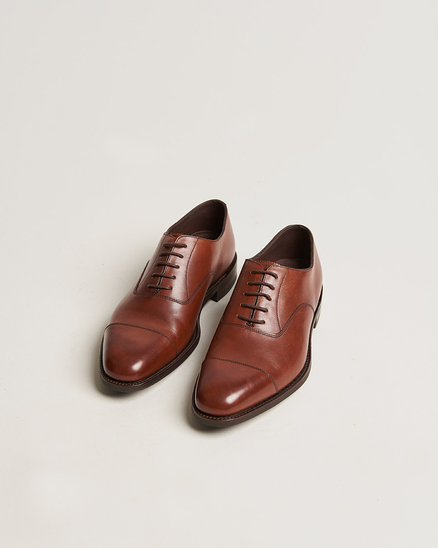 Herren | Loake 1880 Aldwych Single Dainite Oxford Brown Calf | Loake 1880 | Aldwych Single Dainite Oxford Brown Calf