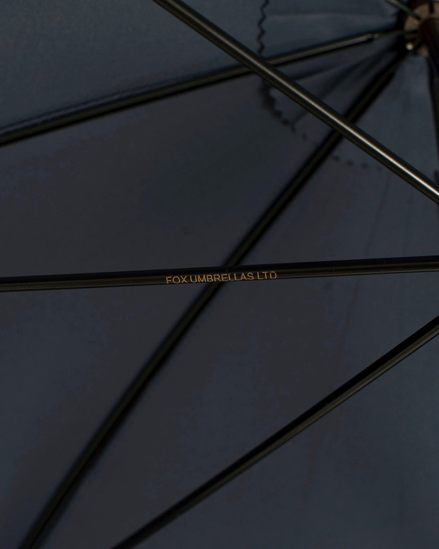 Herren | Fox Umbrellas Silver Dog Umbrella Navy | Fox Umbrellas | Silver Dog Umbrella Navy