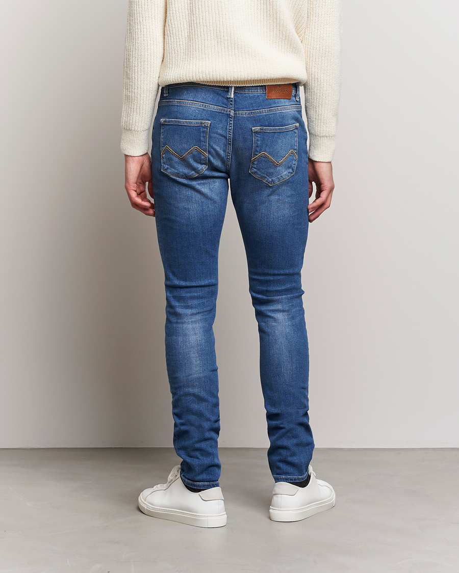 Herren | Jeans | Morris | Triumph Slim Fit Stretch Jeans Mid Blue