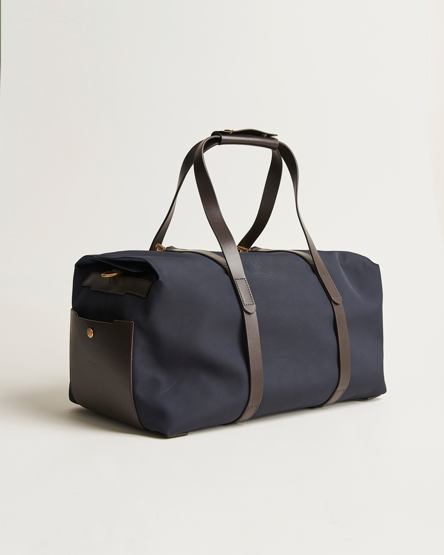 Herren | Taschen | Mismo | M/S Supply Weekendbag Navy/Dark Brown